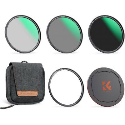 K&F Concept 5v1 CPL + ND8 + ND64 + adapter Ring + krytka 62mm – Zboží Živě