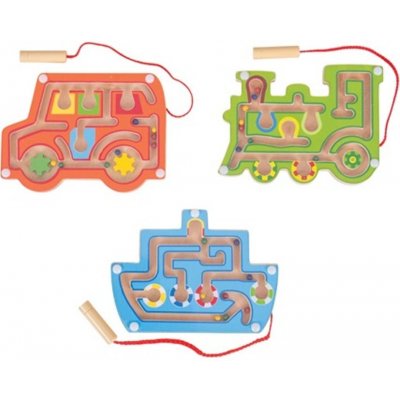 Bigjigs Toys magnetický labyrint 1ks modrá – Zboží Mobilmania