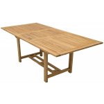 DEOKORK Zahradní obdelníkový stůl MONTANA 160/210 x 90 cm (teak) – Hledejceny.cz