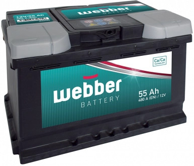 Webber 12V 55Ah 480A WA0550