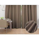 Biante Sametový závěs Velvet Premium SVP-005 Světle hnědý - šířka 135 cm 135x140 cm – Hledejceny.cz