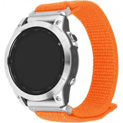 FIXED Nylon Sporty Strap na Garmin QuickFit 26mm (FIXNST2-QF26MM-OR) oranžový – Sleviste.cz