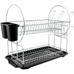 HAUS ROLAND Odkapávač na nádobí, polypropylen, 52,5x23,5x36 cm, nerez – Zboží Dáma