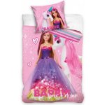 Carbotex bavlna povlečení Barbie princezna a jednorožec 140x200 70x90 – Zbozi.Blesk.cz