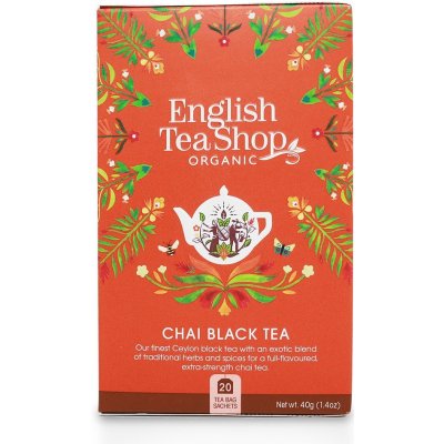 English Tea Shop CHAI Černý Čaj 20 x 2 g – Zboží Mobilmania