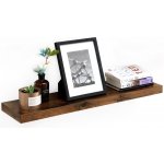 SONGMICS Nástěnná police, hnědá, 80 cm – Hledejceny.cz