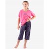 Dětské pyžamo a košilka Gina dětské pyžamo 2022 29010P purpurová lékořice