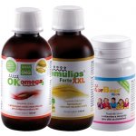 OKG Neuro Pack Factor Base Kids 60 tablet Emulips Forte XXL 120 ml OK Omega-3 Complete 120 ml – Hledejceny.cz