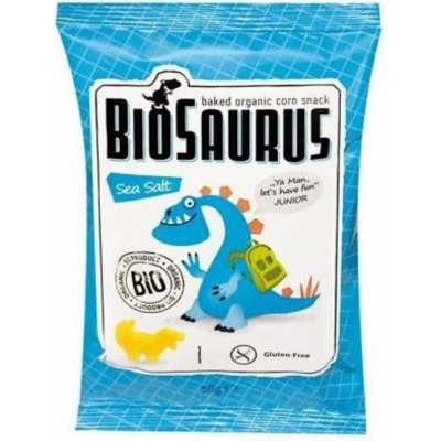 Extrudo Biosaurus Kukuřičné křupky mořská sůl 50 g