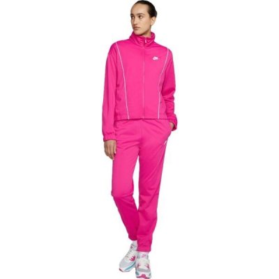 Nike NSW ESSNTL PQE TRK SUIT W růžová – Zboží Mobilmania