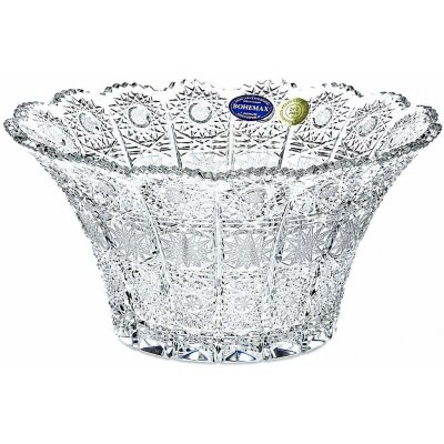 Bohemia Crystal hand cut Broušená mísa 20,5 z českého křišťálového skla – Hledejceny.cz