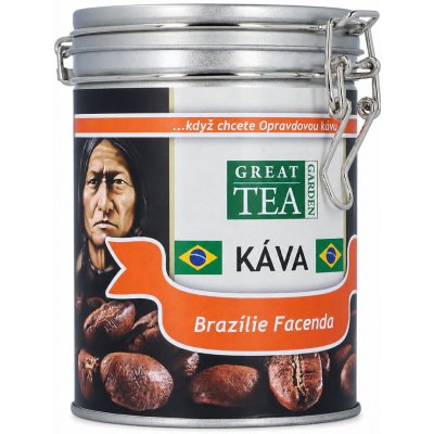 Great Tea Garden Káva Brazílie Facenda Lagoa zrnková 0,2 kg – Hledejceny.cz