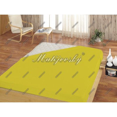 Matějovský Prostěradlo olivové Jersey 200x220x25 – Zboží Mobilmania