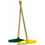 Lena hrábě na listí s dřevěnou rukojetí 60 cm nářadí zelená – Hledejceny.cz