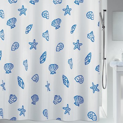 Spirella CONCHA motiv mušlí bílý 180 x 200 cm – Zboží Dáma