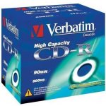 Verbatim CD-R 800MB 40x, AZO, jewel box, 10ks (43428) – Zboží Živě