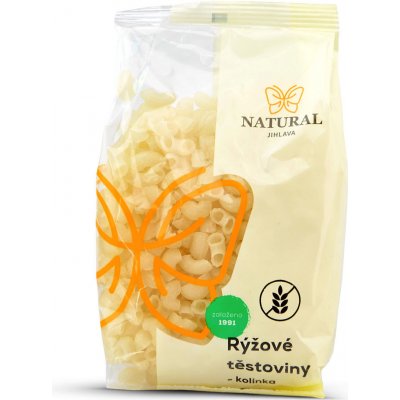 Natural Jihlava Rýžové těstoviny kolínka bez lepku 300 g – Hledejceny.cz
