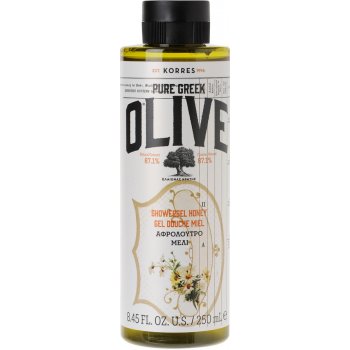 Korres Pure Greek Olive sprchový gel s řeckým extra panenským olivovým olejem s vůní medu 250 ml