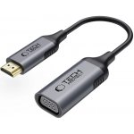 Tech-Protect UltraBoost adaptér HDMI na VGA Full HD 60Hz černý 5906302321827 – Hledejceny.cz