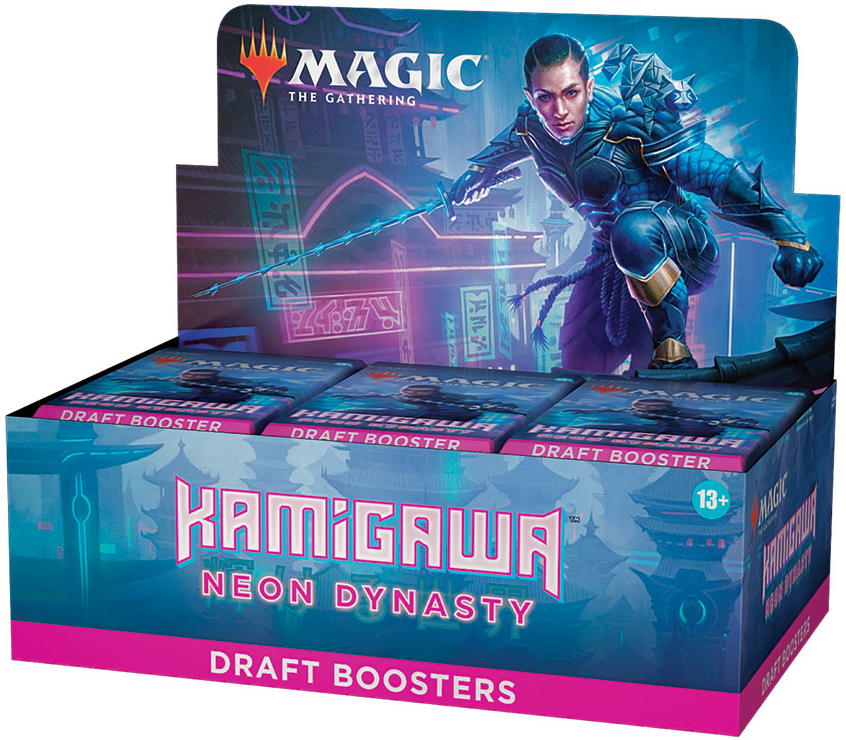 Wizards of the Coast Magic The Gathering: Kamigawa Neon Dynasty Draft Booster Box