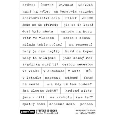 PAPERO AMO ♥ Samolepky - DOBRODRUŽSTVÍ / Na výlet – Hledejceny.cz