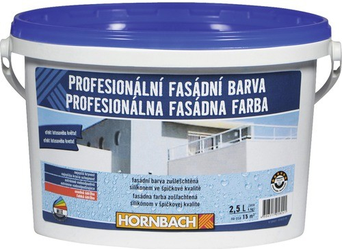 Hornbach Fasádní barva profesionální 2,5 l 10132 od 625 Kč - Heureka.cz