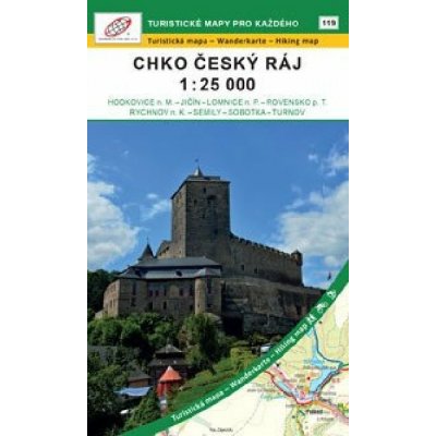 CHKO Český ráj 1:25 000 / 119 Turistické mapy pro každého – Zboží Dáma