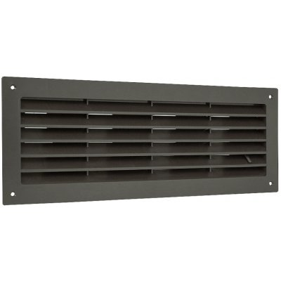 Vents do dveří 368 x 130 mm MV350R s regulací hnědá – Zboží Mobilmania