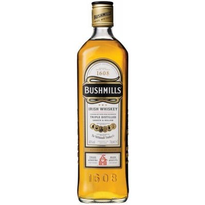 BUSHMILLS IRISH WHISKEY 40% 1 l (holá láhev) – Hledejceny.cz