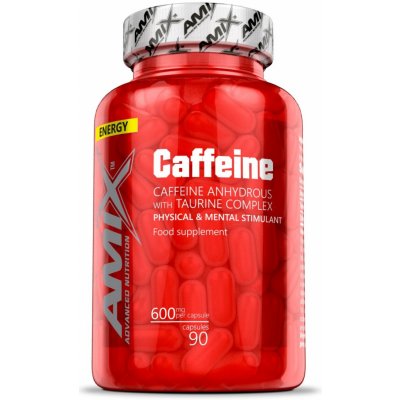 Amix Caffeine with Taurine 90 kapslí – Zboží Mobilmania