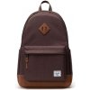 Batoh Herschel Heritage New Chocolate Brown Crosshatch Tan 24 l