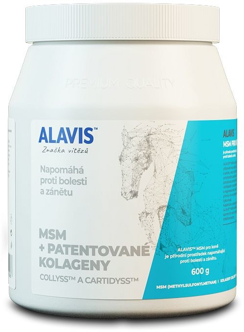 Alavis MSM pro koně Bez příchutě 600 g