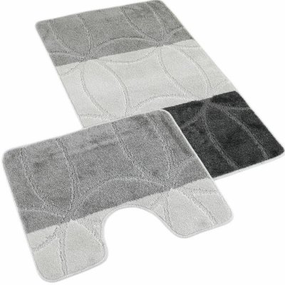 Kvalitex Geometrie šedá 60 x 100 cm 60 x 50 cm – Sleviste.cz