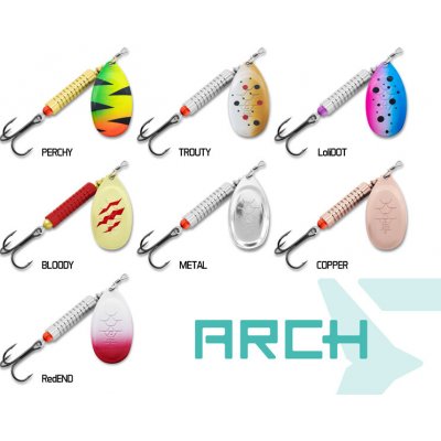 Delphin Třpytka Rotačka Arch Perchy 10 g Vel. 3 – Hledejceny.cz