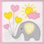 Ubrousek 33x33 cm GIRL – Sleviste.cz