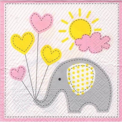 Ubrousek 33x33 cm GIRL – Sleviste.cz