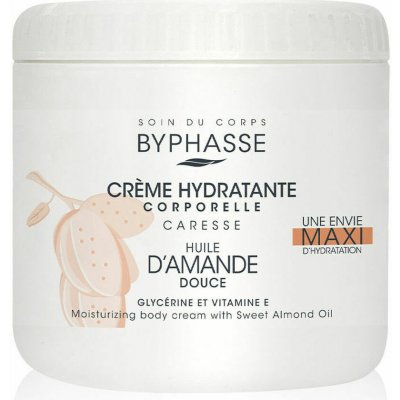 Byphasse Sladký mandlový olej Vitamin E hydratační tělový krém 500 ml