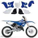 Race Tech Sada plastů Restyling Plastic Kit Yamaha YZ125 / YZ250 02-14 Blue White | Zboží Auto