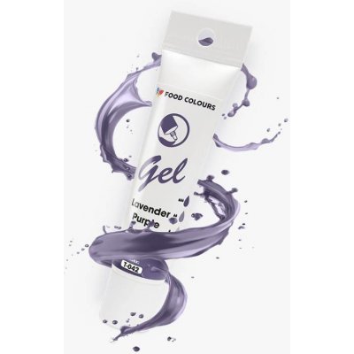 Food Colours gelová barva tuba Lavender Purple 30 g – Zboží Mobilmania