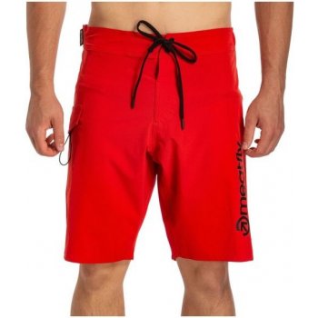 Meatfly pánské plavky Mitch Boardshorts 21" red