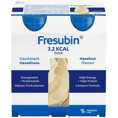 FRESUBIN 3,2 KCAL DRINK PŘÍCHUŤ LÍSKOOŘÍŠKOVÁ POR SOL 4X125ML – Hledejceny.cz