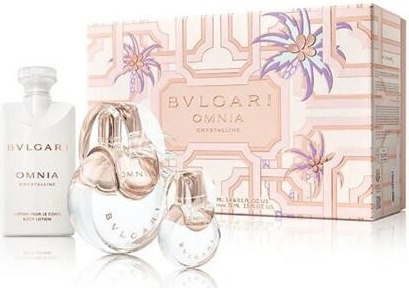 Bvlgari Omnia Crystalline Spring Edition - EDT 100 ml + tělové mléko 75 ml + EDT 15 ml