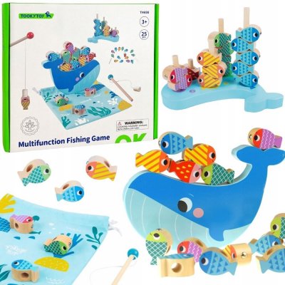 Tooky Toy Rybičky Multifunkční hra – Zboží Dáma