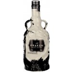 The Kraken Black Spiced Black and White Ceramic LE 40% 0,7 l (holá láhev) – Sleviste.cz