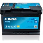 Exide AGM 12V 62Ah 680A EK620 – Sleviste.cz