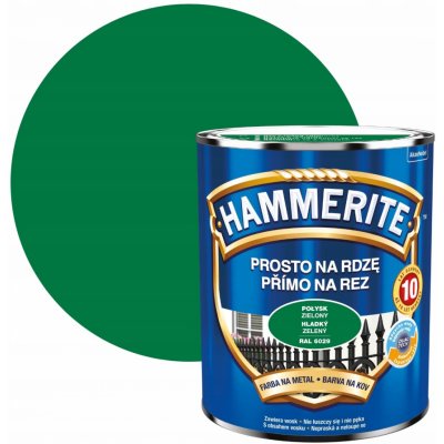 Akzo Nobel Hammerite přímo na rez 0,7L hladká tmavě zelená – Hledejceny.cz