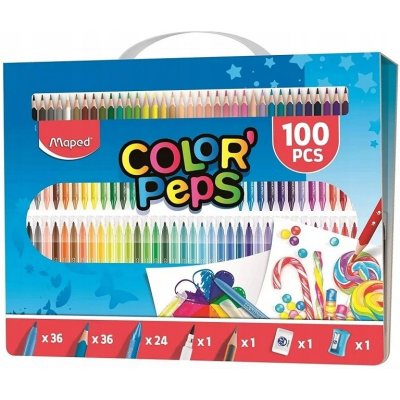 Maped Výtvarná souprava Color’Peps Box 100 ks – Zboží Dáma