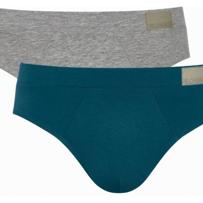 Sloggi pánské slipy GO Natural Brief C2P Blue DARK COMBINATION modrá M008 – Hledejceny.cz