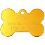 Šperky4U Hliníková psí známka kost PZ003 Y – Sleviste.cz