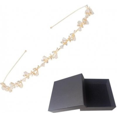 1 kus svatební vlasový doplněk, dívčí čelenka, koruna - vílí čelenka, středověká čelenka, svatební – Hledejceny.cz